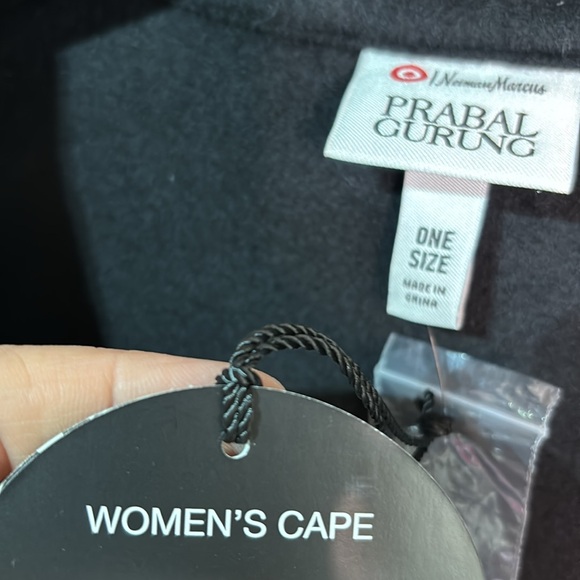 Prabal Gurung for target black sequined lace bow cape nwt perfect - Picture 7 of 10